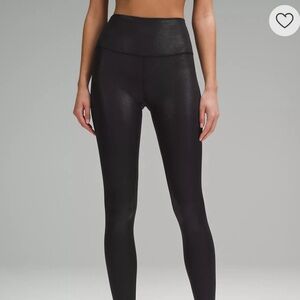 lululemon Align™ High Rise shiny Leggings in Black
